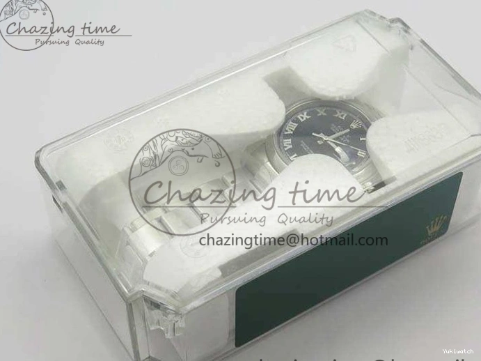 DateJust SS 36mm Best 904L SA3135 Bracelet 116200 Roman Dial SS On ARF Black Oyster 1:1 Edition 0322